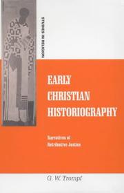 Cover of: Early Christian Historiography by G. W. Trompf