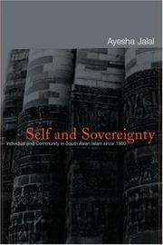 Cover of: Self and Sovereignty | Ayesha Jalal