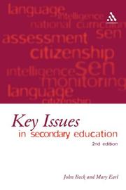 Cover of: Key Issues in Secondary Education
