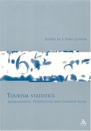 Cover of: Tourism Statistics by John Lennon