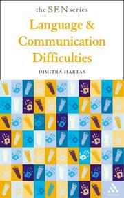 Cover of: Language And Communication Difficulies (Special Educational Needs)