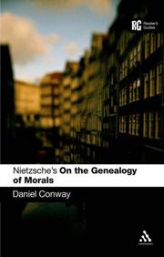 Cover of: Nietzsche's 'on the Genealogy of Morals' by Daniel Conway