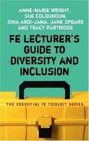 Cover of: FE Lecturer's Guide to Diversity And Inclusion (Essential Fe Toolkit)