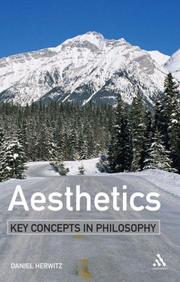 Cover of: Aesthetics by Daniel Herwitz