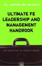 Cover of: Ultimate FE Leadership and Management Handbook (Essential Fe Toolkit S.)