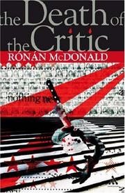Death of the Critic by Ronan McDonald
