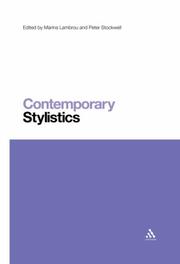 Cover of: Contemporary Stylistics (Contemporary Studies in Linguistics)