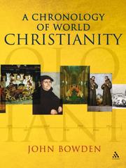 Cover of: Chronology of World Christianity by John Bowden