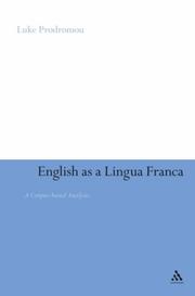 Cover of: English As a Lingua Franca: A Corpus-based Analysis