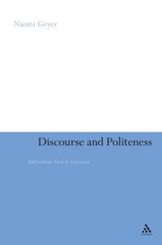 Discourse and politeness by Naomi Geyer
