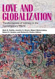 Cover of: Love and Globalization: Transformations of Intimacy in the Contemporary World