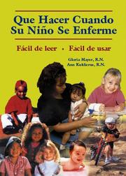 Cover of: Qué hacer cuando su niño se enferme