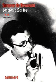 Cover of: Lettres a Sartre, 1940-1963 by Simone de Beauvoir