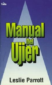 Manual del Ujier by Leslie Parrott