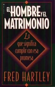 Cover of: Hombre y Matrimonio by Fred Hartley