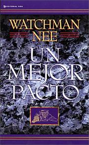 Cover of: Mejor Pacto, Un
