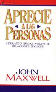 Cover of: Apiecie A las Personas