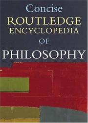 Concise Routledge Encyclopedia of Philosophy