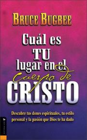 Cover of: Cual es Tu Lugar en el Cuerpo de Dios?