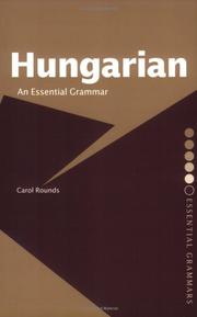 Cover of: Hungarian by Carol H. Rounds, Carol H. Rounds