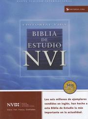 NVI Biblia de estudio, piel especial, Negro by Editorial Vida