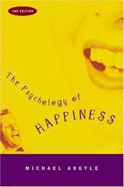 Cover of: The psychology of happiness by Michael Argyle