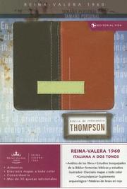 RVR60 Biblia de Referencia Thompson Tamaño Persoanl by Zondervan Publishing Company