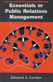 Cover of: Essentials of Public Relations Management