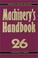 Cover of: Machinery's Handbook