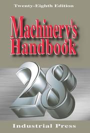 Cover of: Machinery's Handbook Toolbox Edition (Machinery's Handbook)