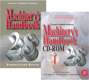 Cover of: Machinery's Handbook Large Print & CD Combo (Machinery's Handbook (Large Print W/CD))