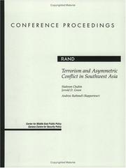 Cover of: Terrorism and asymmetric conflict in Southwest Asia: Geneva, Switzerland, June 23-25, 2002