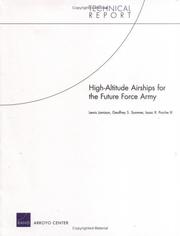 High Altitude Airships for the Future Force Army by Lewis Jamison