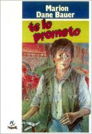 Cover of: Te Lo Prometo/on My Honor