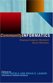 Cover of: Community Informatics  by Brian Loader