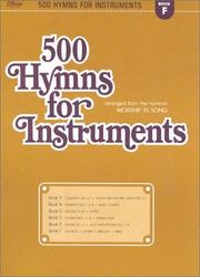 Cover of: 500 Hymns For Instruments: Book F, Chords, Drums, Melody, Bass