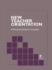 Cover of: NEW TEACHER ORIENTATION