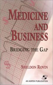 Cover of: Medicine and Business: Bridging the Gap