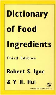 Cover of: Dictionary of Food Ingredients by Robert S. Igoe