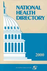 Cover of: National Health Directory, 2000