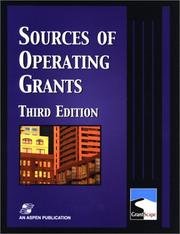 Cover of: Sources of Operating Grants | Mollie Mudd