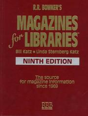 Cover of: Magazines for Libraries by Bill Katz, Linda Sternberg Katz
