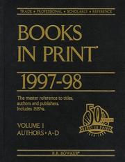 Cover of: Books in Print 1997-98 (Books in Print)