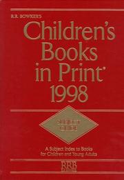 Cover of: Subject Guide to Children's Books in Print, 1998W/Math Olympiad Contest    Problems: A Subject Index to Books for Children and Young Adults (Subject Guide to Children's Books in Print)