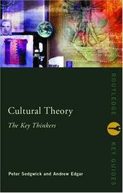 Cover of: Cultural Theory: The Key Thinkers (Routledge Key Guides)