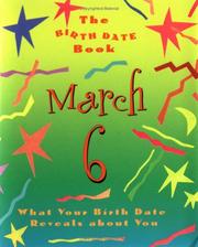 Cover of: The Birth Date Book March 6 | Ariel Books
