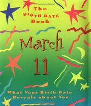 Cover of: Birth Date March 11 | Ariel Books
