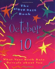 Cover of: The Birth Date Book October 10 | Ariel Books