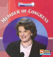 Cover of: Member Of Congress (Our Government Leaders)