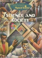 Cover of: Science and Society (Gareth Stevens Vital Science: Physical Science)
